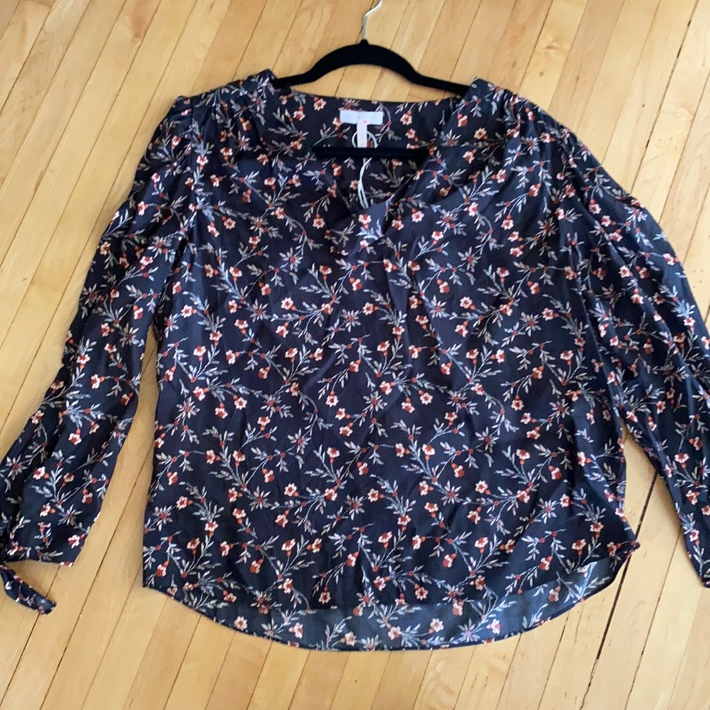 Rebecca Taylor Lia floral blouse 8
